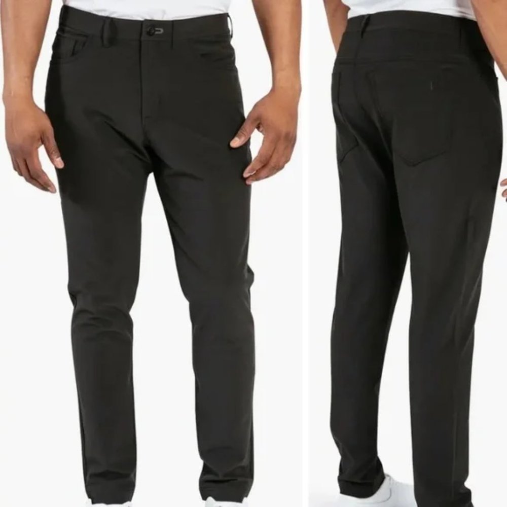 Public Rec Workday Pant 2.0 Straight Fit Performance Mens 33x32 Black Comfy Fall